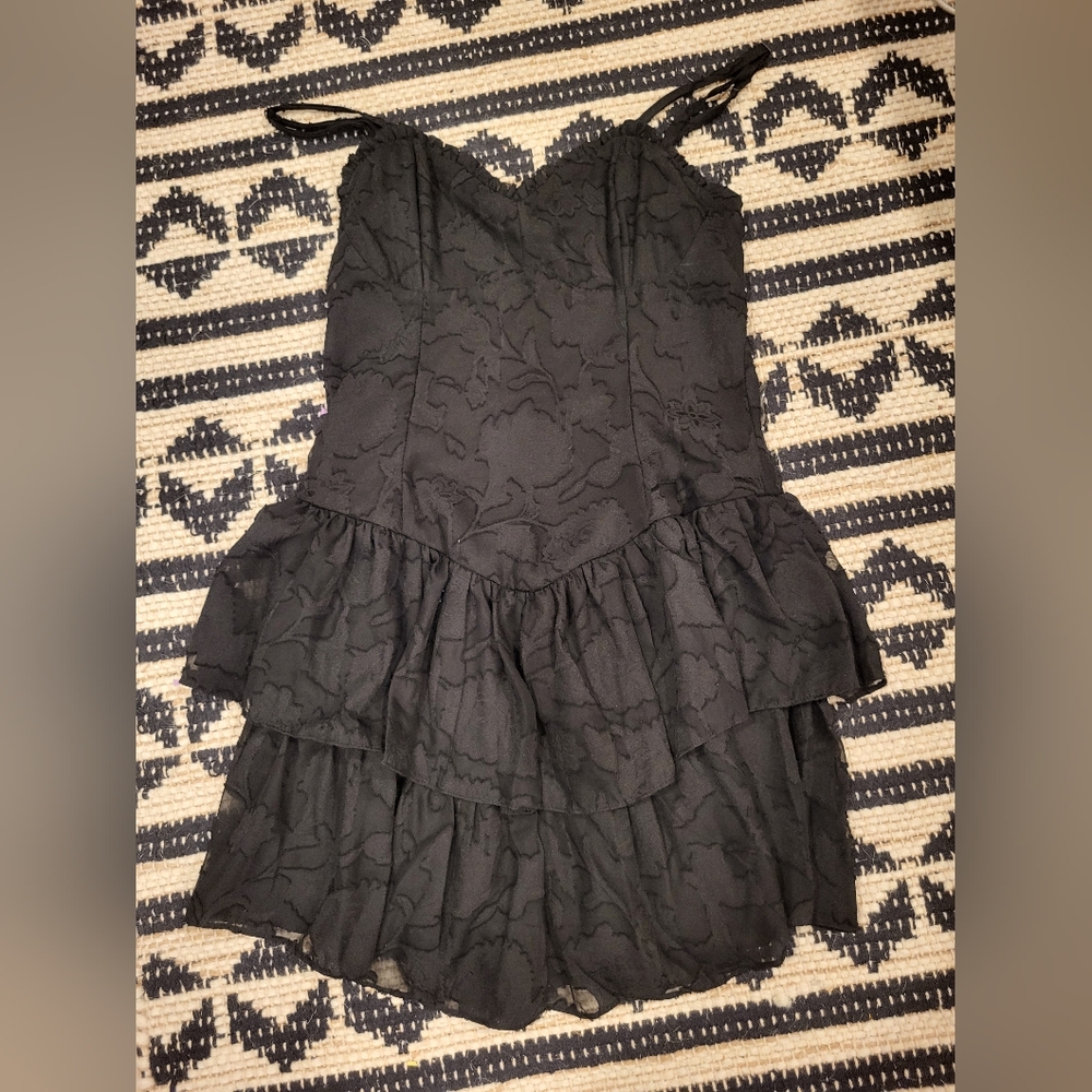 Wild Fable Black Fit and Flare Mini Dress